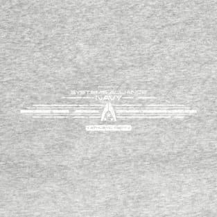 Alliance Navy Athletic Dept. [White Distressed] T-Shirt